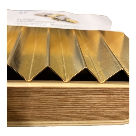 Box Tulip Solid Brass Liftoff Lid Solid Brass and Ash Wood Box 6x6x2” NEW - Picture 2 of 6